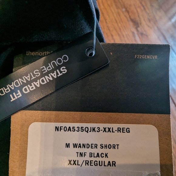 The North Face black Wander shorts, mens XXL new with tags - Picture 10 of 11